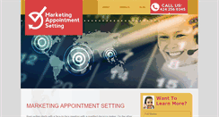 Desktop Screenshot of marketingappointmentsetting.com